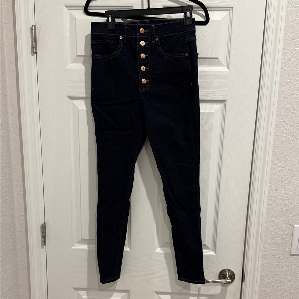 Express Women's High-Rise Button Up Jeans